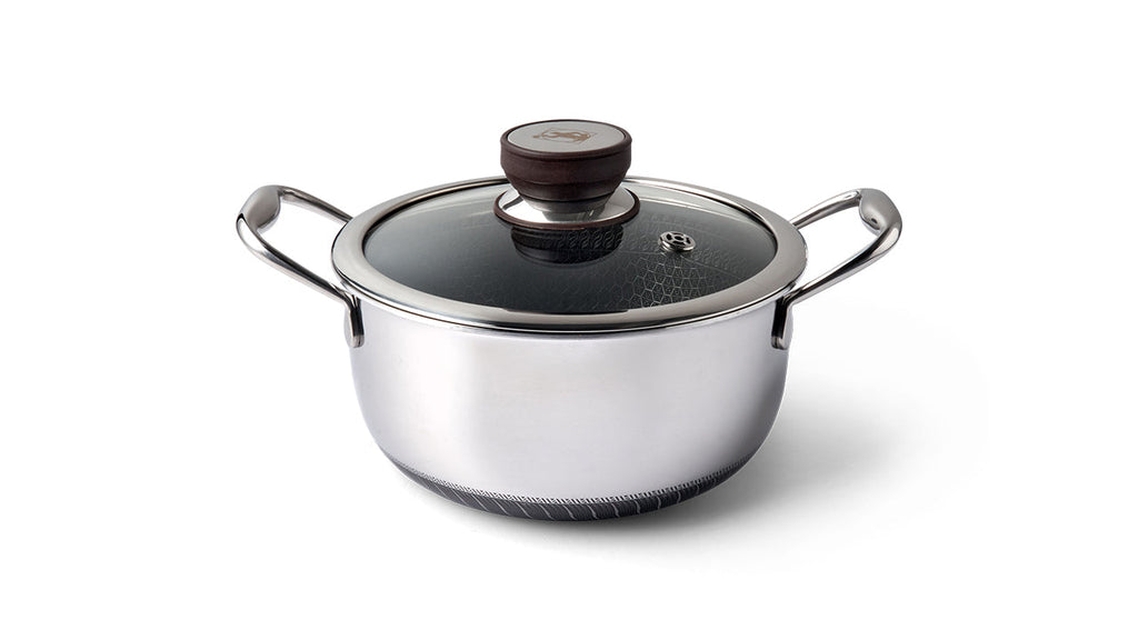 Fusion Non-stick Sæt m/ 3 Gryder + 1 stk. 24 cm Stegepande