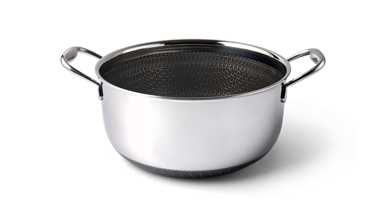 Fusion Non-stick Sæt m/ 3 Gryder + 1 stk. 24 cm Stegepande