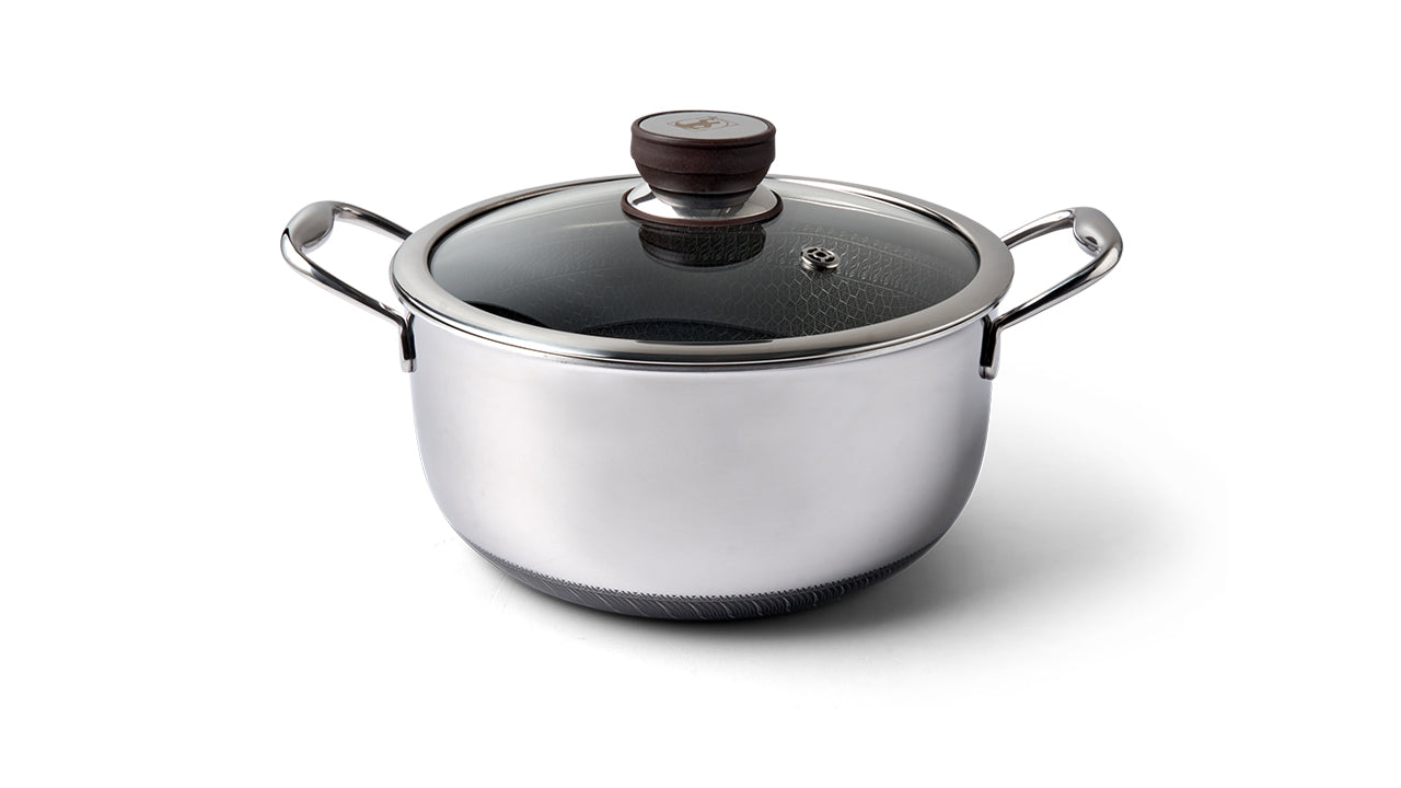 Fusion Non-stick Sæt m/ 3 Gryder + 1 stk. 30 cm Stegepande