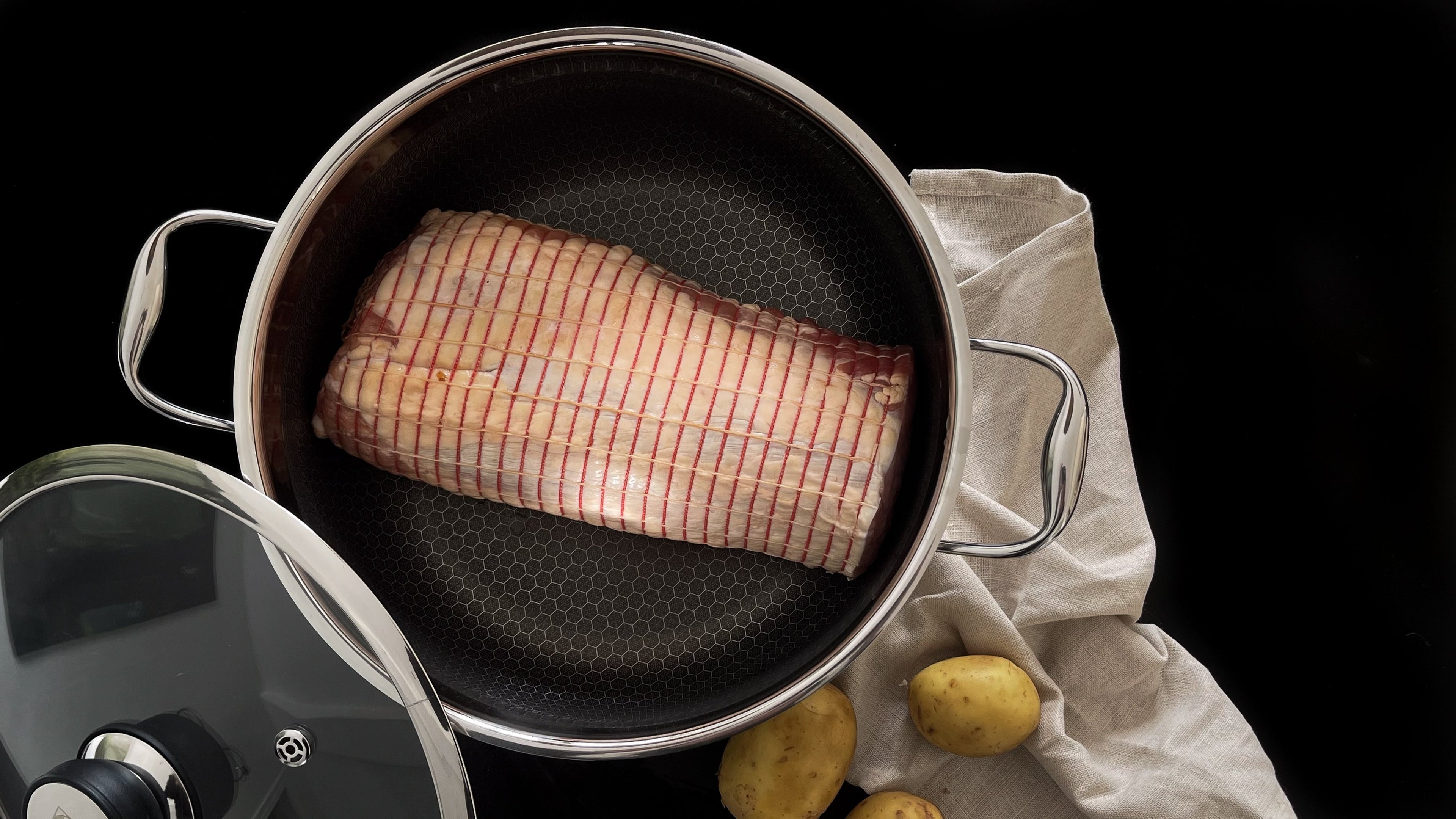 Fusion Non-stick Gryde 7,2 Liter (28 cm) med låg